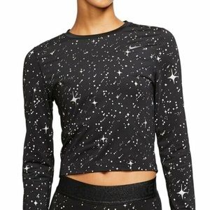 Nike Pro Starry Night Longsleeve Black - Size Medium✨